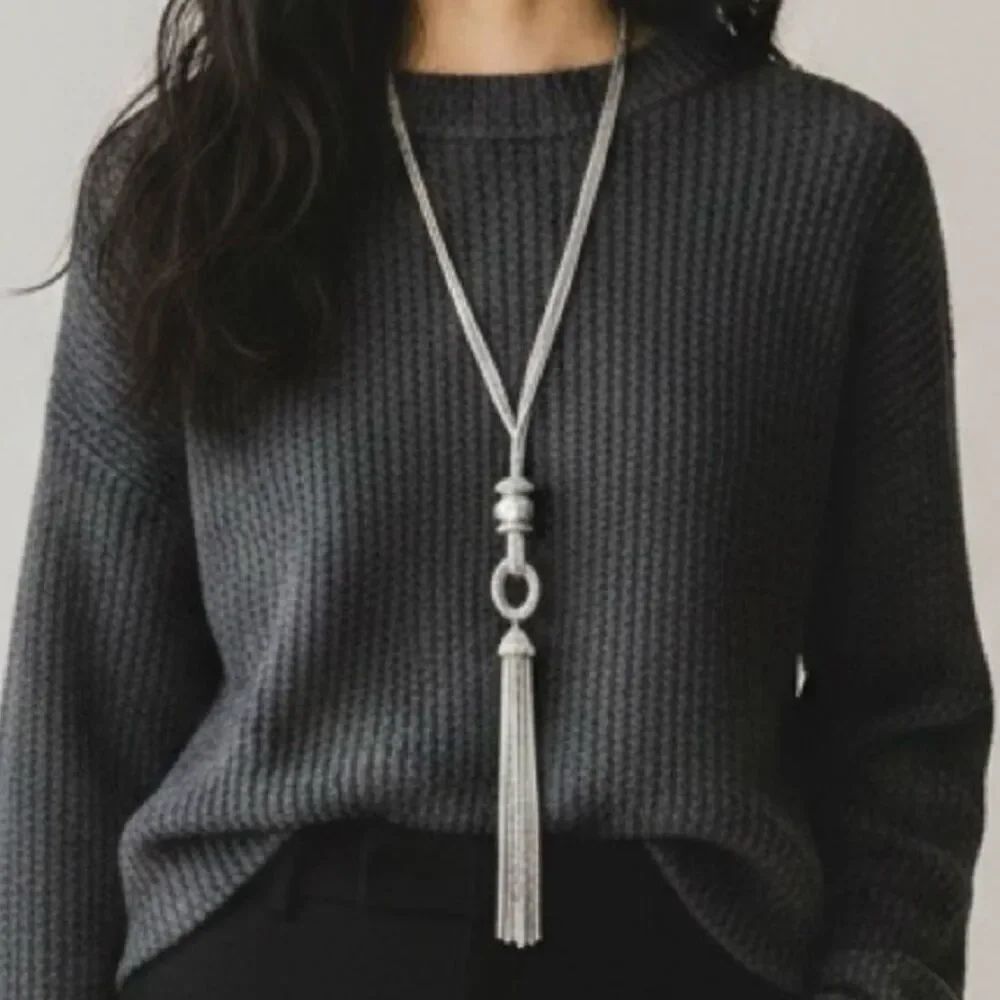 Chico’s | Olga Tassel Necklace | 44” Adjustable